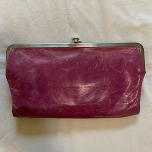 Hobo purple leather wallet